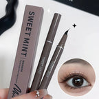 Curved Eyeliner Pen Quick Dry Liquid Eye Liner Easy To Draw Ultra-fine Lying Silkworm Pencil Black Brown Lower Eyelash Makeup