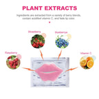 Pink Crystal Collagen Lip Mask Plump Lips Moisturizing Anti Wrinkles Nourishing Lip Patches Lips Plumper Skin Care Products