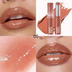 Hydrating Berry Shine Lipstick Set, Long-Lasting Plump Lip Cream, Non-Sticky & Creamy Finish, 6 Colors