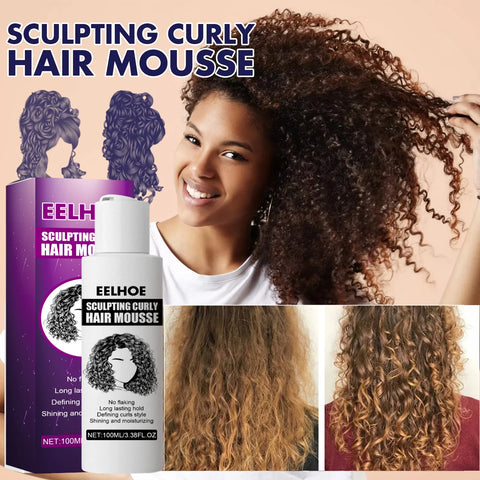 100ml Curly Hair Elastin Improve Hair Brightness Smooth Frizzy Hair Prevent Dryness Moisturize Shape Fluffy Hair Care Products