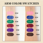 QIBEST 4D Silk Fiber Eyelash Mascara Waterproof Colorful Mascara For Eyelash Extension Thick Lift Lengthening Lasting Makeup