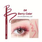 2 In 1 Eyeliner Lip Liner Gel Pencil Waterproof Long-lasting White Black Brown Easy Wear Eyeliner Makeup For Eyes 6 Colors Optio