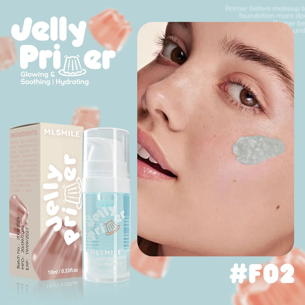 Transparent Jelly Primer Makeup Base Invisible Pore Oil-control Matte Finish Long Lasting Makeup Holding Pre Makeup Primer Gel