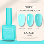 1pc 15ml Milky Jelly Nude Gel Nail Polish Transparent Colors Sheer White Pink Gel Nail Kit For Salon 68 Color