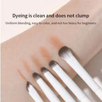 5/8/10Pcs Natural Eye Makeup Brushes Set Detail Eyeshadow Brush Makeup Brush White Ultra Soft Eyeshadow Eyeliner Makeup Tool
