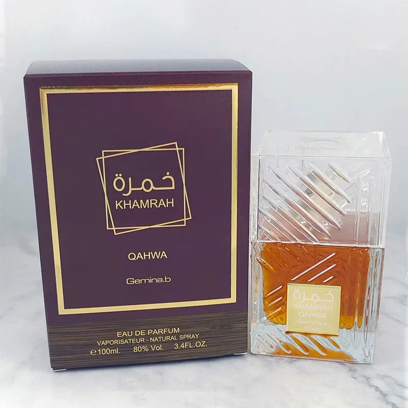 Arab Brand Leather Notes Perfume Unisex Fresh Romantic Fougere Scent Woody Notes Strong Pheromone Lasting Cologne Perfume Gift