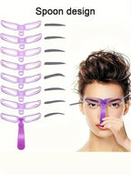 8Pcs Reusable Eyebrow Stencils,Eyebrow Shaping Kit,Eyebrow Makeup Template,Eyebrow Shaper-8 Styles For Different Eyebrow Shapes