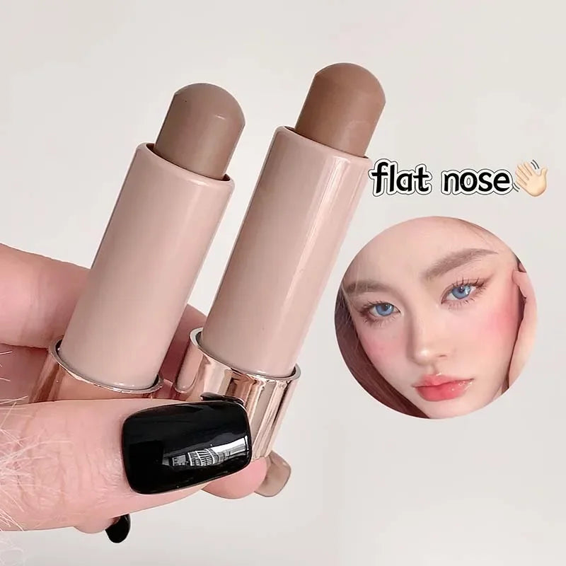 Silky Contour Grooming Stick Natural Gray Brown Nose Shadow Sculpting Facial Three-dimensional Makeup Matte Contouring Pen