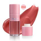 14 Colors Matte Liquid Blush Contour Highlighter Waterproof Long Lasting Sponge Brush Head High Pigment Blusher Brighten Bronzer