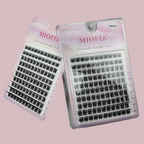 1 box/120 Clusters Mink Eyelashes 8-14mm Individual Lashes Natural Look D Curl Fluffy Cluster Lashes DIY Eyelash Extension Tools