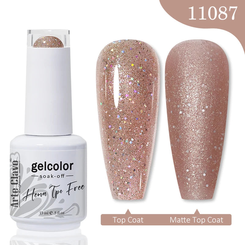 Arte Clavo Hema Free TPO Free Nail Gel Polish Nail Supplies Vernis Semi Permanent Nail Art Manicure Soak Off UV Gel Nail Varnish