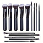 NEW 14PCS Makeup Brushes Set  Soft Fluffy Foundation Blush Powder Eyeshadow Blending Female Cosmetics Beauty Tool Christmas gift