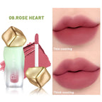 Matte velvet lip glaze, long-lasting waterproof non-sticky, smooth and easy to apply, smudge-proof, moisturizing cream formula