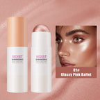 [Natural Glowup] 1pc Glowup Highlighter Stick | Natural Brightening Face Contour & Highlight Makeup, Medium Coverage, Buildable