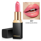 Mermaid Maggie Lipstick 9 Colors Long Lasting Shiny Metallic Lipsticks Pearls Changing Warm Gold Plated Women Lip Cosmetics