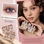 Flower Knows Makeup Butterfly Cloud Collar Collection Embossed 6 Color Eyeshadow Palette Long Lasting Waterproof Gliter For Eyes