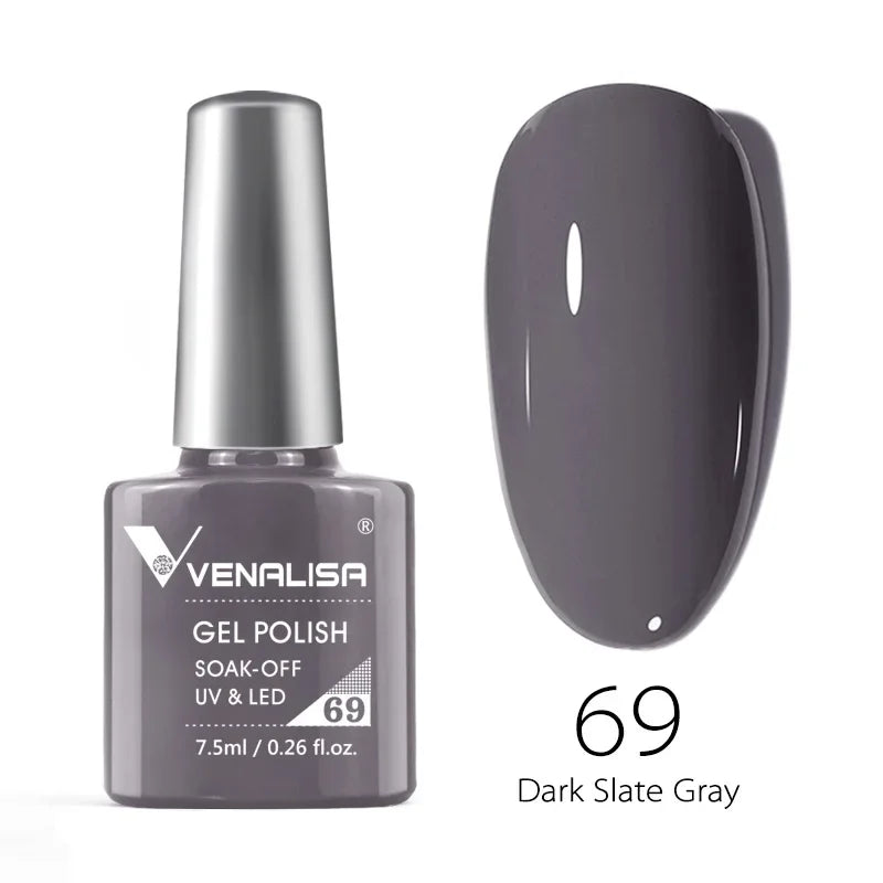 Venalisa VIP4 Nail Gel Polish HEMA/TPO FREE Full Coverage Beautiful Semi Permanent Soak Off UV LED Gel Nail Polish Gel Lacquer