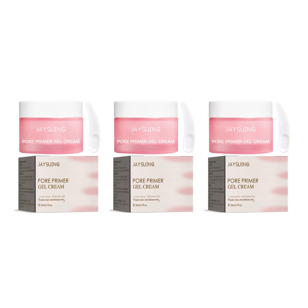 Facial Invisible Pore Primer Cream Long Lasting Base Makeup Natural Matte Oil Control Refreshing Moisturizing Face Isolation Gel