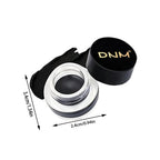 Waterproof Matte Black Eye Liner Paste with Blade Brush Soft Easy Coloring Slim Bold Gel Eyeliner Silkworm Cream Natural Tint