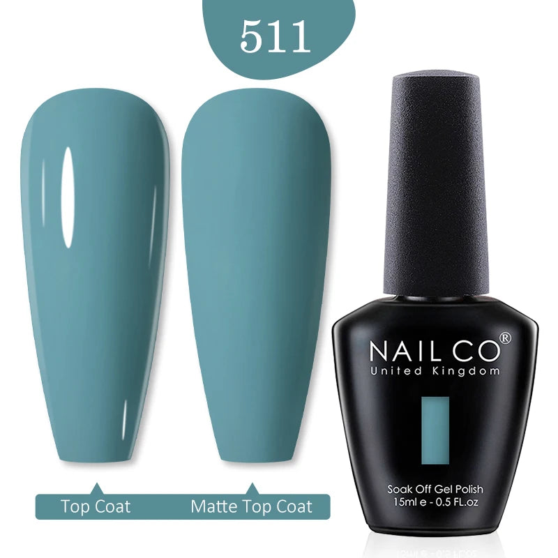 NAILCO Red Colors Series 15ML Nail Gel Polish Nail Supplies Semi Permanent For Nail Art Manicure Soak Off LED UV Hybrid Varnish