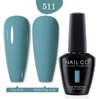 NAILCO Red Colors Series 15ML Nail Gel Polish Nail Supplies Semi Permanent For Nail Art Manicure Soak Off LED UV Hybrid Varnish