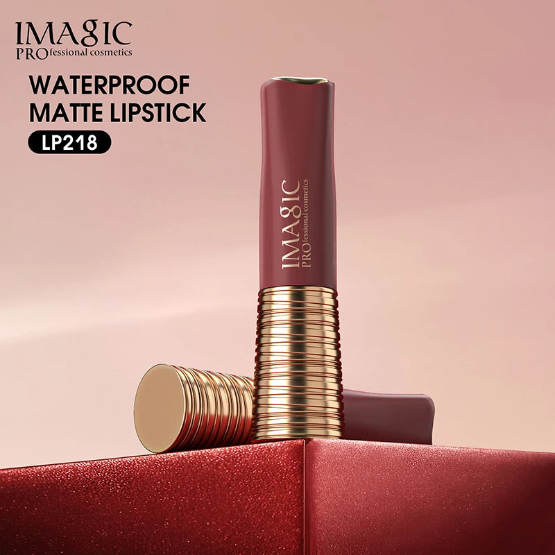 IMAGIC Matte Lipstick Long Lasting  No-stick Lipstick Waterproof Lip Stick Smudge-free Classic Highly Pigmented Lip Tint Makeup