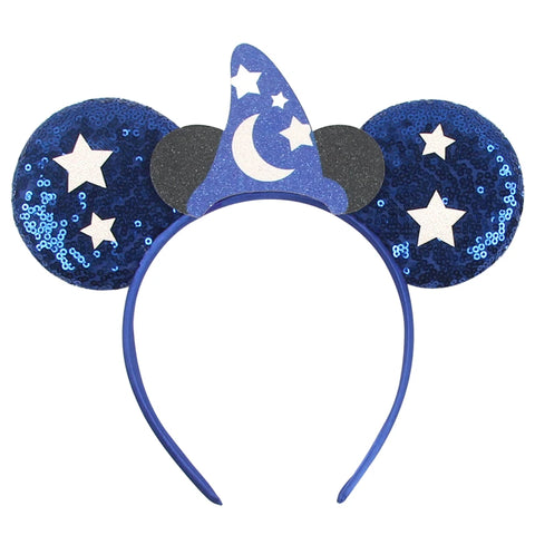 Boys Disney Mouse Ears Headbands Mickey Mouse Hairband With No Bow Party Festival Cosplay Christmas Birthdays Hair Accessories