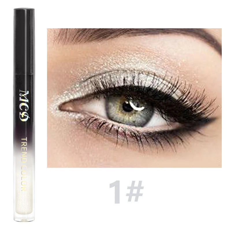 13-Shade Waterproof Liquid Eyeshadow Palette - High Shine  Long-Lasting & Smudge-Proof Makeup Set for Glamourous Looks glitter