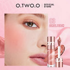 O.TWO.O Liquid Blush Face Blusher Moisturizing Long Lasting Natural Silky Weightless Matte High Pigment Matte Blush Face Makeup
