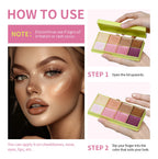 8 Colors Cream Highlighter Palette for Highlight Face Brighten Highlighter Blush Shimmer Waterproof Makeup Tool Cosmetics