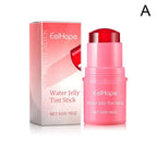 Cooling Water Jelly Tint Stick 3 In 1 Cheek Lip Tinted Matte Stick Blush Cheek Moistured Contour Makeup Lip Eyes Cream Brig R4W4