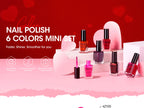 GELLEN Dark Red Jelly Transparent Gel Nail Polish Pink Skin 6pcs Set Quick Air Dry Autumn Winter Nails Polishes 10ml 2026 New