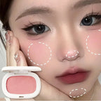 Face Blusher Matte Natural Cheek Tint Brighten Face Contouring Waterproof Cosmetics Blush Powder Soft Female Makeup 1pcs Blusher
