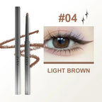 Silky Lasting Scythe Eye Liner Pencil Natural Matte Wine Red Lying Silkworm Eyeliner Pen Easy To Color for Beginners Eye Makeup