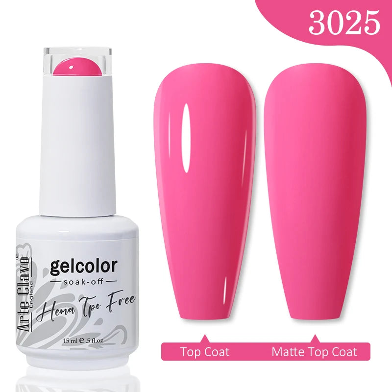 Arte Clavo Hema Free TPO Free Nail Gel Polish Nail Supplies Vernis Semi Permanent Nail Art Manicure Soak Off UV Gel Nail Varnish