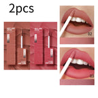 MLSMILE 6 Color Non-stick cup Velvet Satin Gloss Lip glaze Mist Liquid matte lipstick Waterproof long-lasting color liquid
