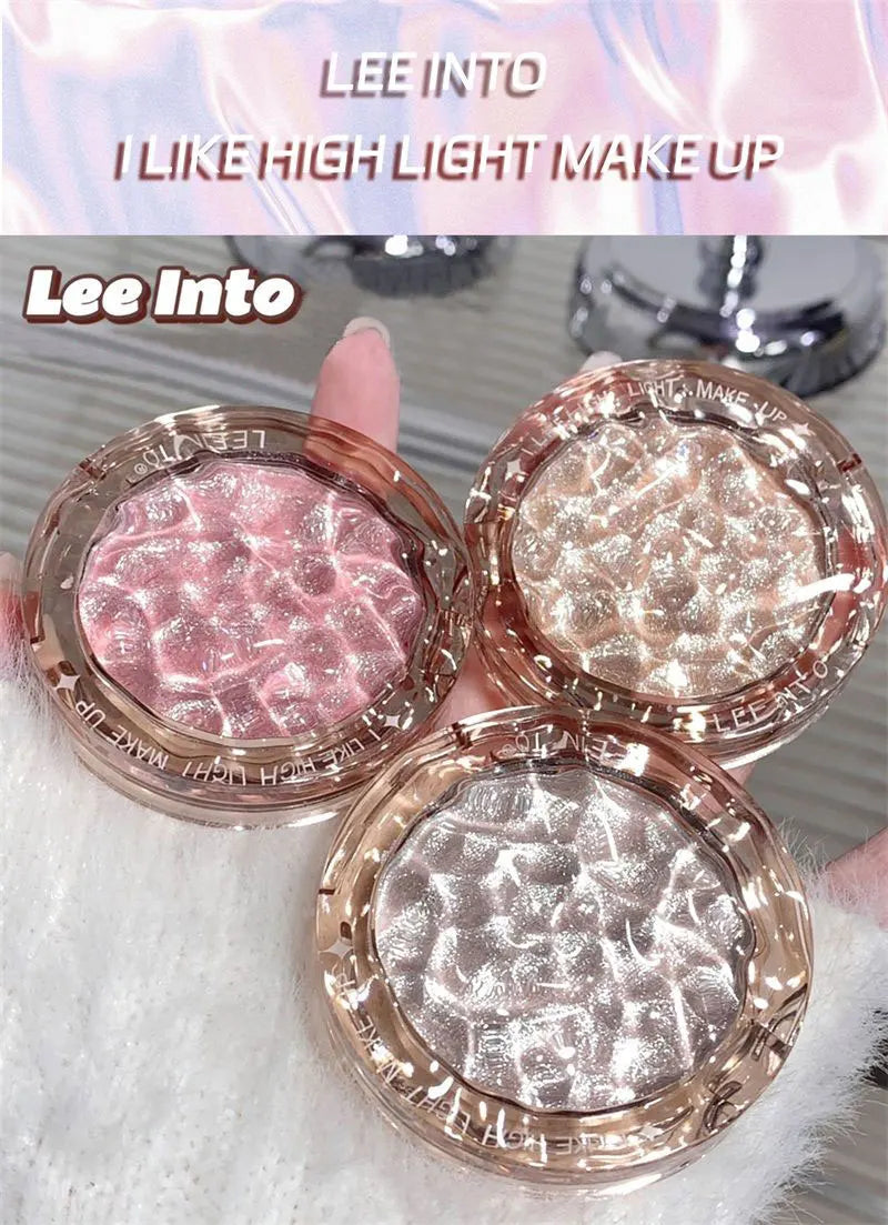 Crystal Bright Light high Gloss Powder Pearl Fine Flash Flash brightening makeup not fly Powder for young girls blush