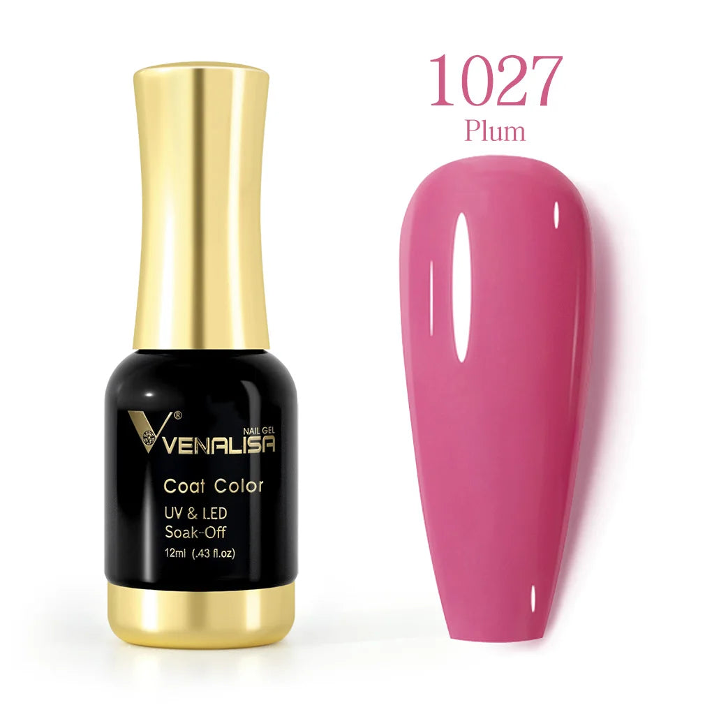Venalisa 12ml Platinum Gel Nail Polish Super Shiny Effect Nail Gel Perfect Soak off UV&LED Nail Color Foil Chrome Gel Polish