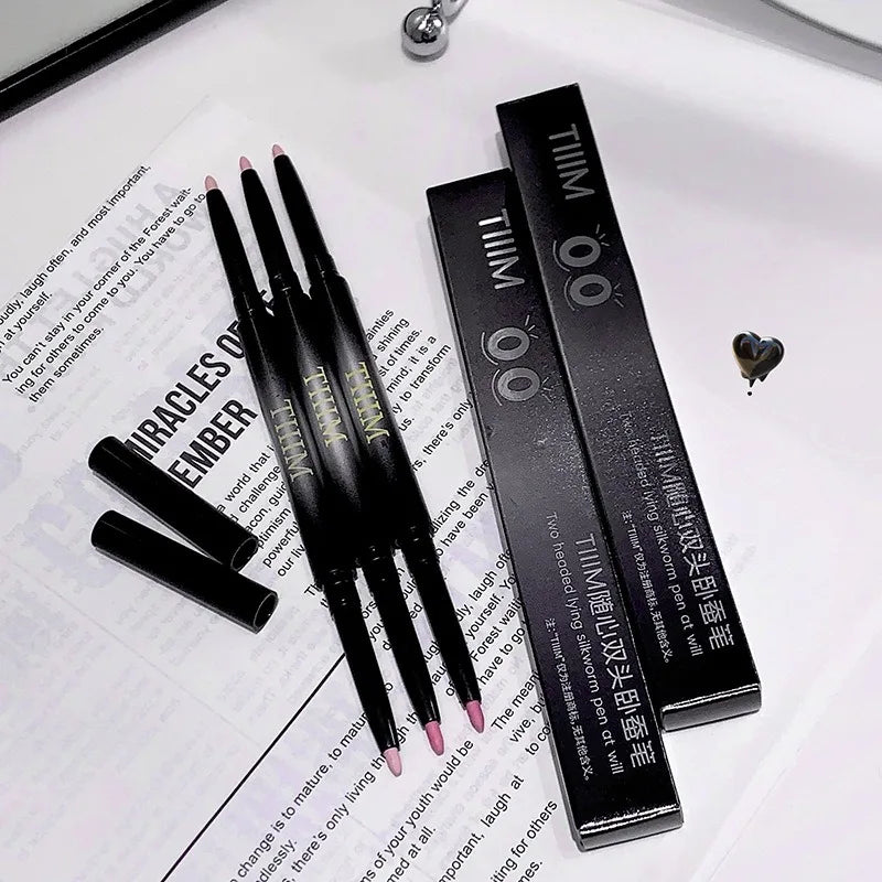 Ultra-fine Gel Eyeliner Pencil Pink Apricot Under Eye Liner Pen Waterproof Matte Aegyosal Lying Silkworm Quick Drying Eye Makeup