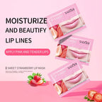 Collagen Lip Mask Strawberry Lip Sleeping Mask Moisturizing Hydrating Lip Balm Nourishing Lip Patches Lip Skin Care Products