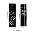 Matte black lipstick, long-lasting waterproof, no creases, Gothic dark makeup party, Halloween cosplay makeup