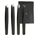 4/6/7pcs Professional Facial Hair Removal Grooming Set with Curved Scissors, Eyebrow Tweezers, Lash Brush, Eyebrow Clip Eyelash