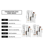 New 2-in-1 Color-Changing Foundation Stick Liquid Lightweight Moisturizing Brightening Foundation Color Changing For All Skin