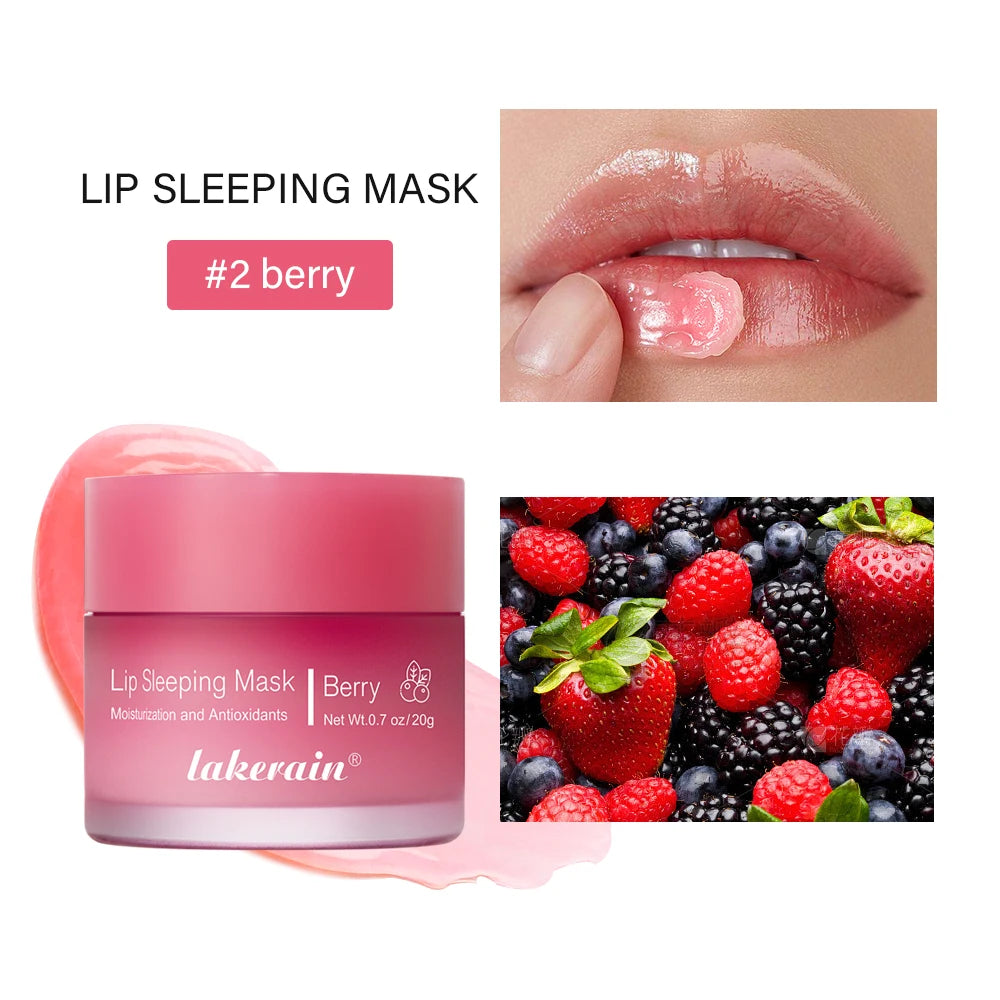 Moisturizing Sleeping Lip Mask Night Lips Care Maintenance Fades Lip Lines Relieves Lipitis Lip Care Products 20g
