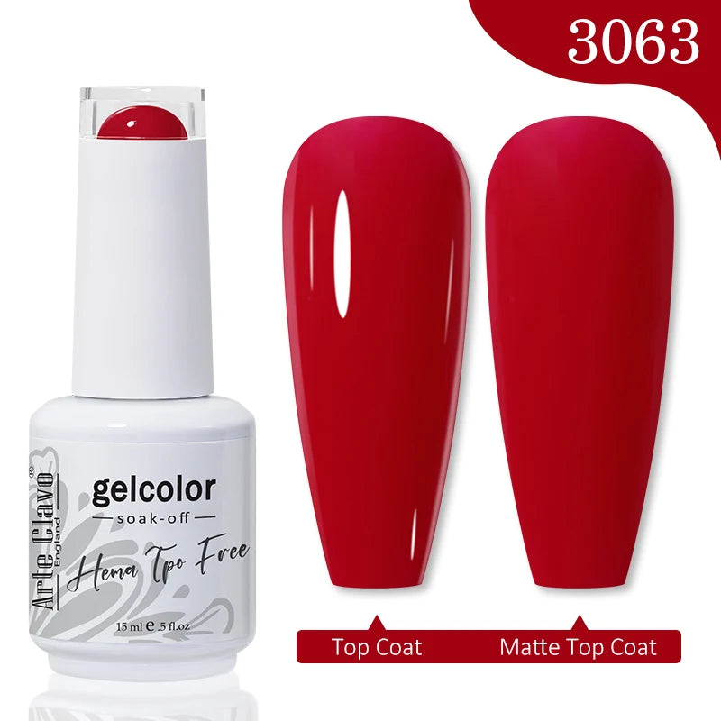 Arte Clavo Hema Free TPO Free Nail Gel Polish Nail Supplies Vernis Semi Permanent Nail Art Manicure Soak Off UV Gel Nail Varnish