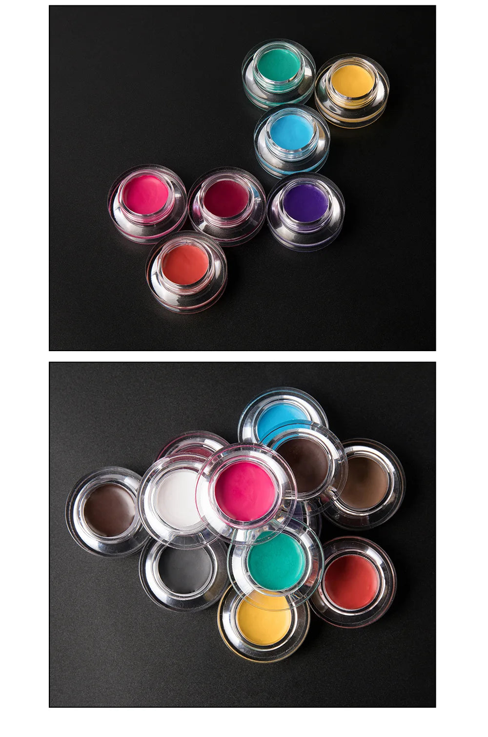 HANDAIYAN 12 Color Waterproof Eyebrow Cream Professional Eyeliner Eyebrow Gel High Brow Tint Black Eye Brow Makeup Tools