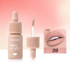 Febble 12 Color Ink Lip Gloss Matte Nude Velvet Liquid Lipstick Multifunctional Long-lasting Lip Cosmetics for Women & Girls