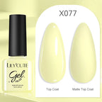 LILYCUTE 7ml Metallic Gel Nail Polish Red Chrome Effect Soak Off UV Gel Varnish Semi Permanent Nail Art Manicure Base Top Coat