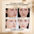 Life Girls Watery Double-Headed Foundation Stick with Brush, Natural Long-Lasting Flawless Makeup For Facial Concealer Cosmetics