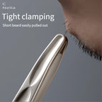 Round Head Stainless Steel Tweezers for Eyebrow Shaping, Mustache Trimming, Facial Hair Removal and Professional Salon Home Use
